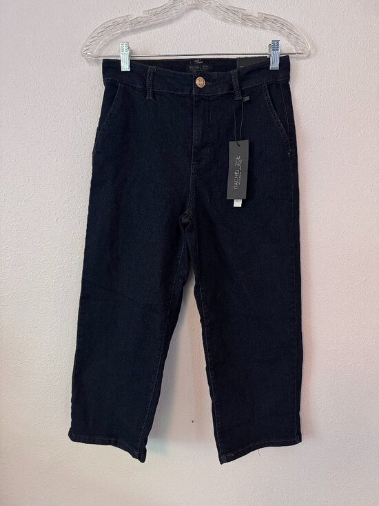 Rachel Zoe Denim - Rachel Zoe NWT High Rise Trouser Capri Jeans Dark Wash - Size 2